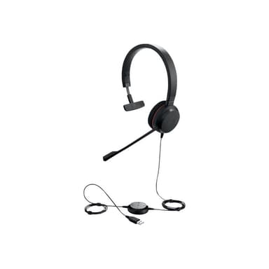JABRA Evolve 20 MS mono - Headset - On-Ear - kabelgebunden