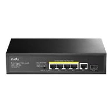 CUDY GS1005PTS1 5-Port Gigabit PoE+ Switch 1 SFP Port 120W