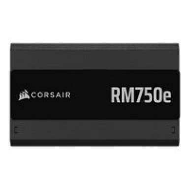 CORSAIR RM750e (2024) (schwarz, 1x 12 Pin High Power GPU, 1x PCIe, Kabel-Management, 750 Watt)