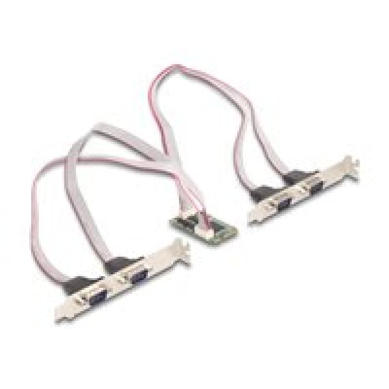 DELOCK Mini PCIe I/O full size 4 x Seriell RS-232