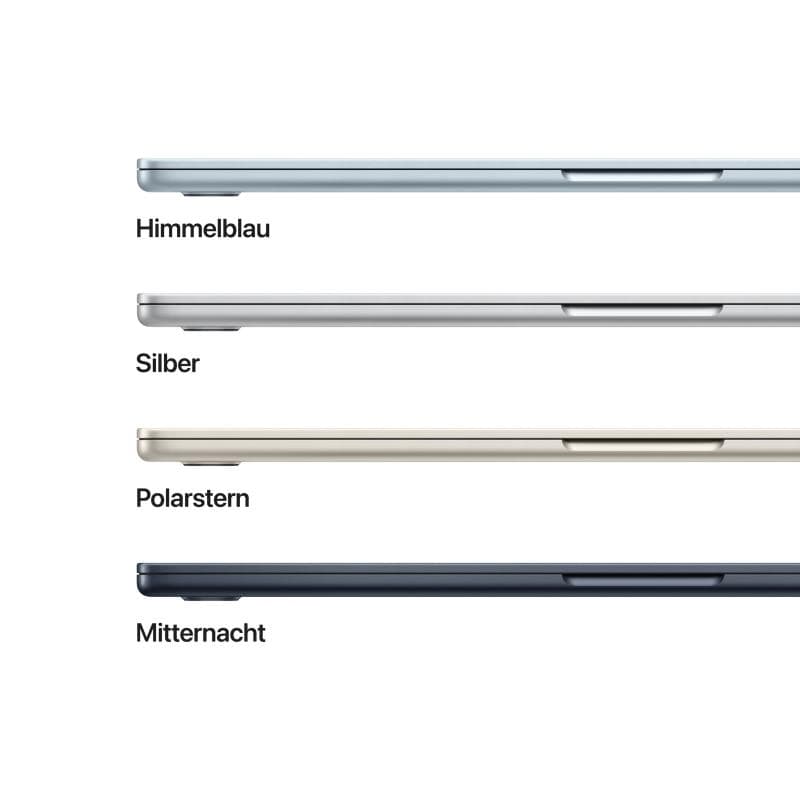 APPLE MacBook Air 38,9cm (15,3") M4 16GB 512GB MacOS