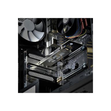 STARTECH.COM M.2 NVMe Wechselrahmen für PCIe x4 M2 PCIe Adapterkarte für M.2 SSD, werkzeuglos