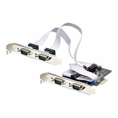 STARTECH.COM 4-Port Serielle PCIe Karte PCI Express zu RS232/RS422/RS485 DB9 Serielle Karte