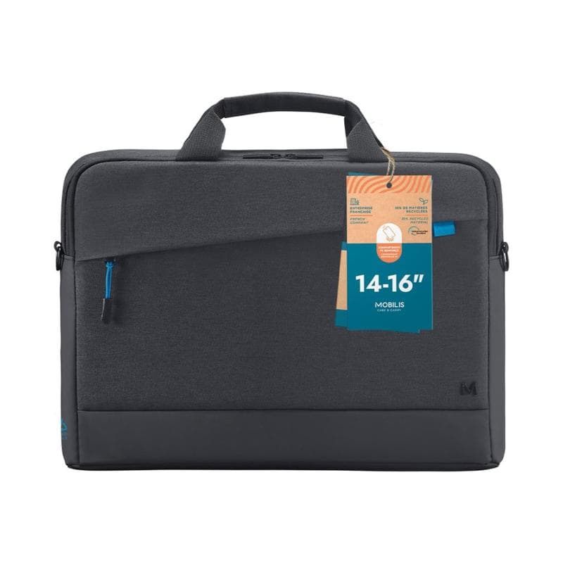 MOBILIS GERMANY Trendy Briefcase 14-16″ black 35% recycled