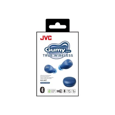 JVC HA-A6T True Wireless Stereo (TWS) in-ear headphones CallsMusic Bluetooth Blue (HA-A6T-A-U)