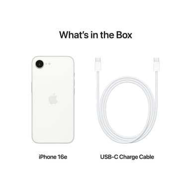 APPLE iPhone 16e 6.1 128GB White