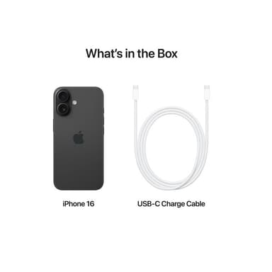 APPLE iPhone 16 6.1 Inch 128GB - Black