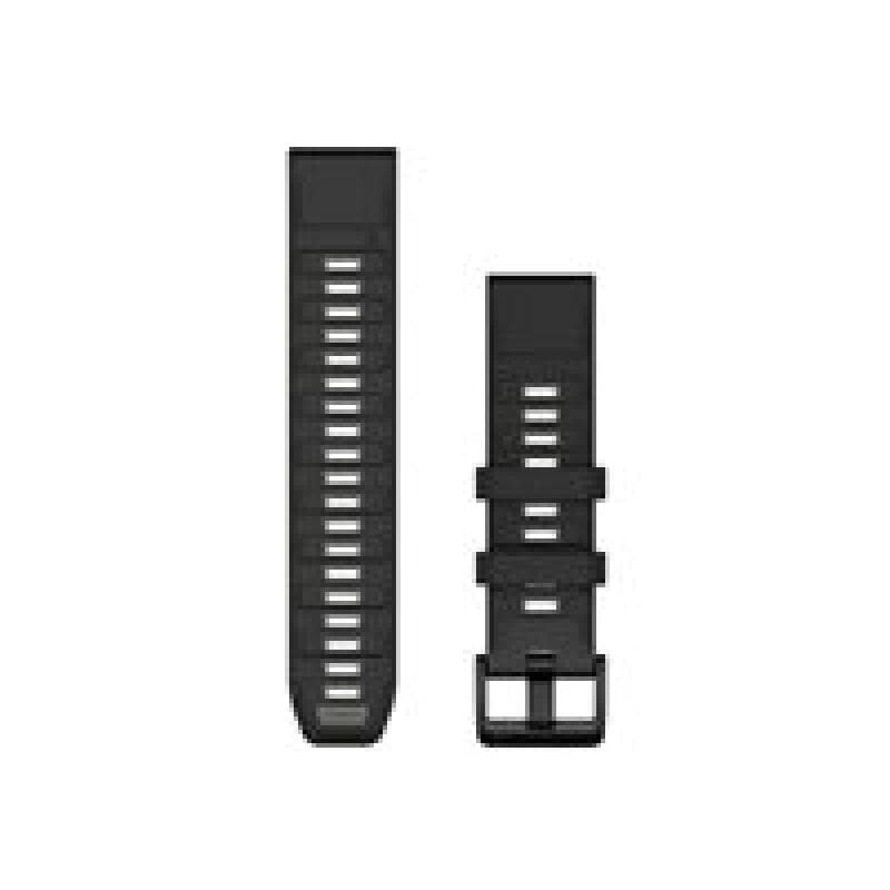 GARMIN QuickFit wristband 22 mm silicone blackpebble gray (010-13392-00)