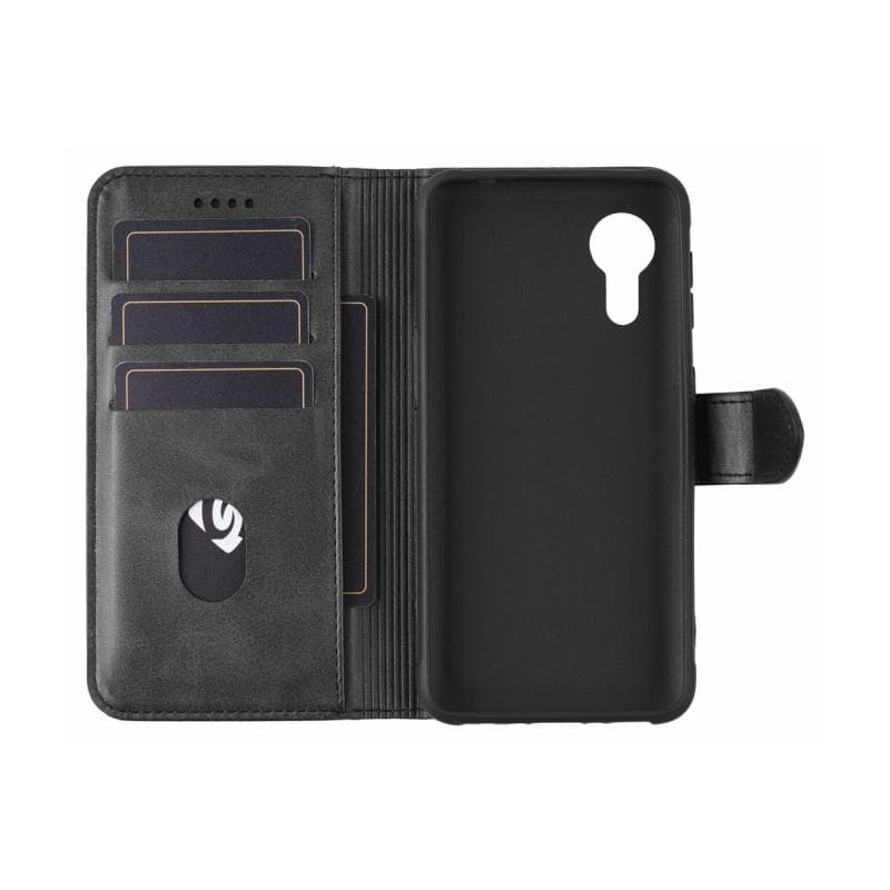 ESTUFF WALES Xcover7 Galaxy. Wallet Cover Black. Material PU (ES67340011-BULK)