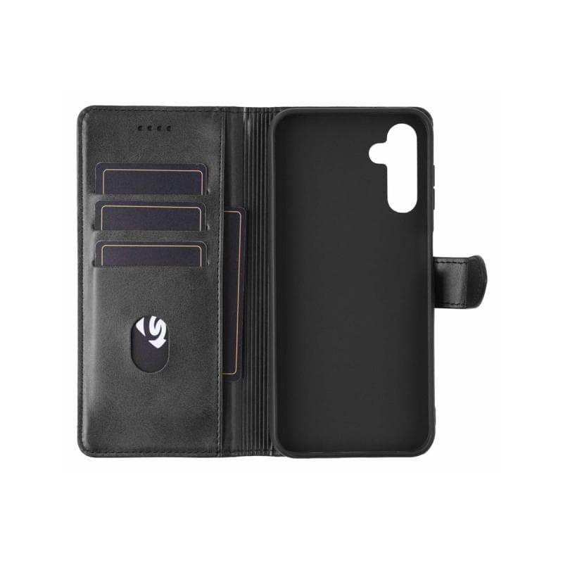 ESTUFF WALES A15 4G/5G Galaxy. Wallet Cover Black. Material: (ES67340009-BULK)