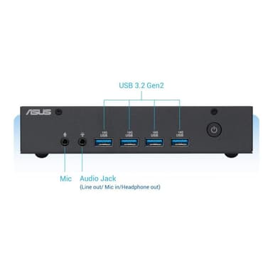 ASUS Mini PC PN43-SN100AD N100 4GB 128GB W11P