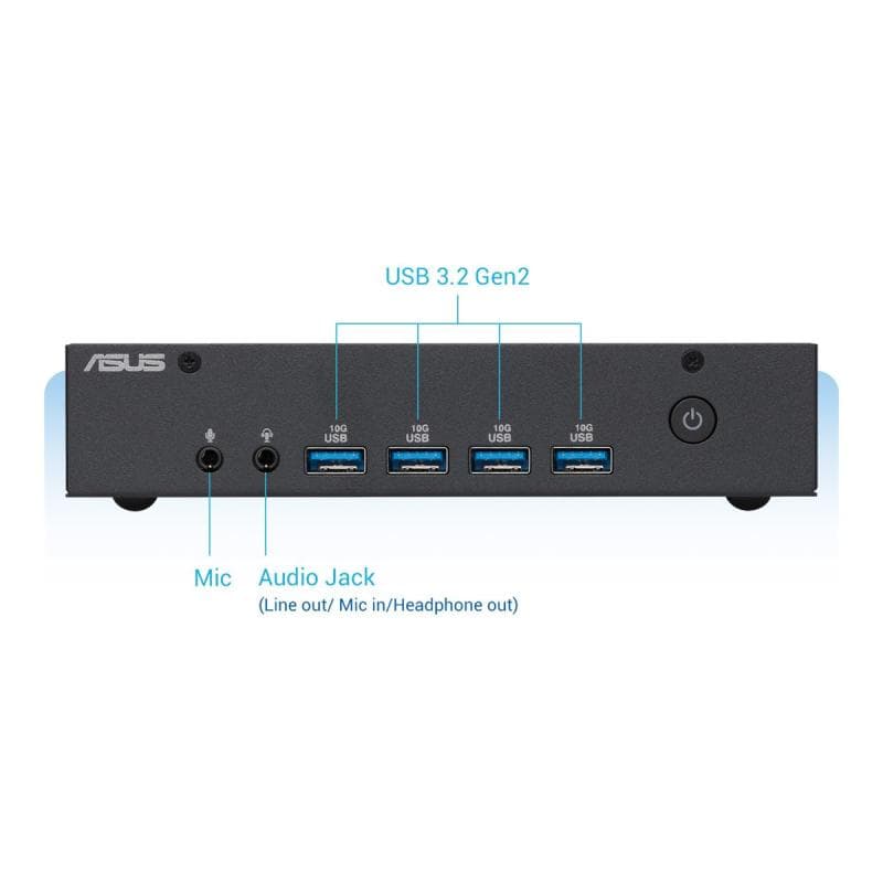 ASUS Mini PC PN43-SN100AD N100 4GB 128GB W11P