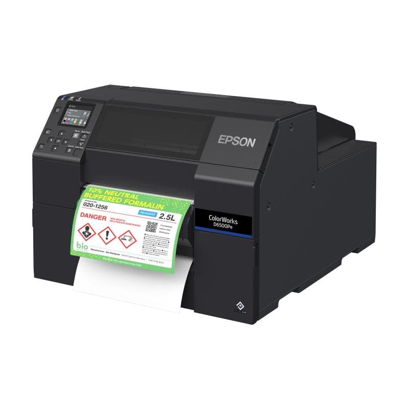 EPSON ColorWorks D6500 dye ink Peeler Disp.