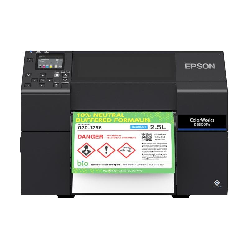 EPSON ColorWorks D6500 dye ink Peeler Disp.