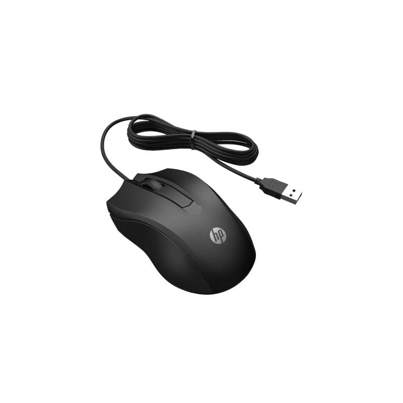 HP 105 Wired Mouse Black USB-A