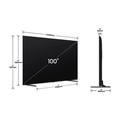 HISENSE 100U7Q 254cm (100″)