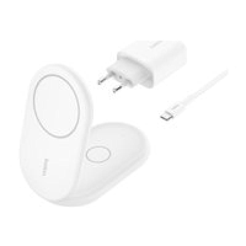 BELKIN Wireless BOOST CHARGE Qi2 Ladestation 15W, weiss