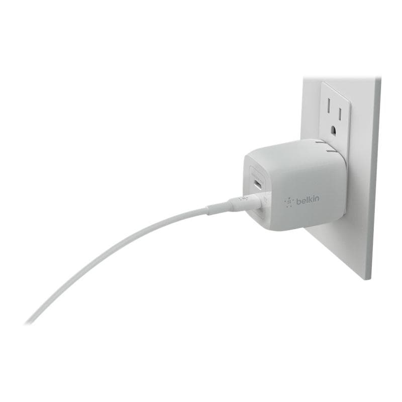 BELKIN 65W Dual USB-C GaN Ladegerät mit PD und PPS + 2m Kabel