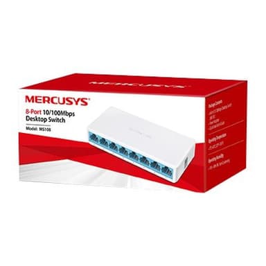TP-LINK Mercusys MS108 8-Port 10/100Mbps Desktop Switch