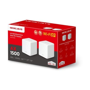TP-LINK Mercusys Halo H1500X(2-pack) AX1500 Mesh-System Wi-Fi 6