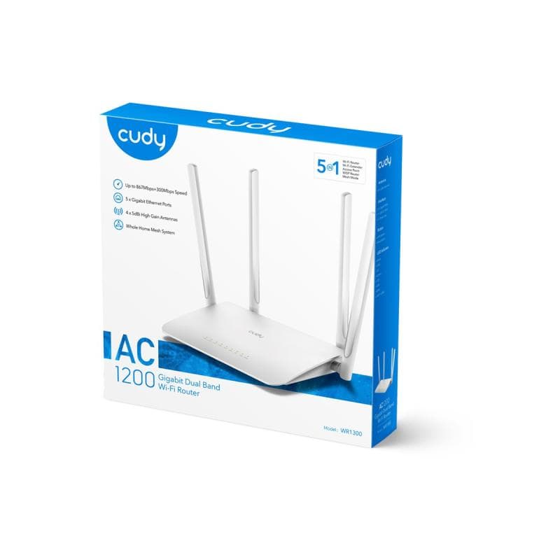 CUDY AC1200 Gigabit Wi-Fi Mesh Router