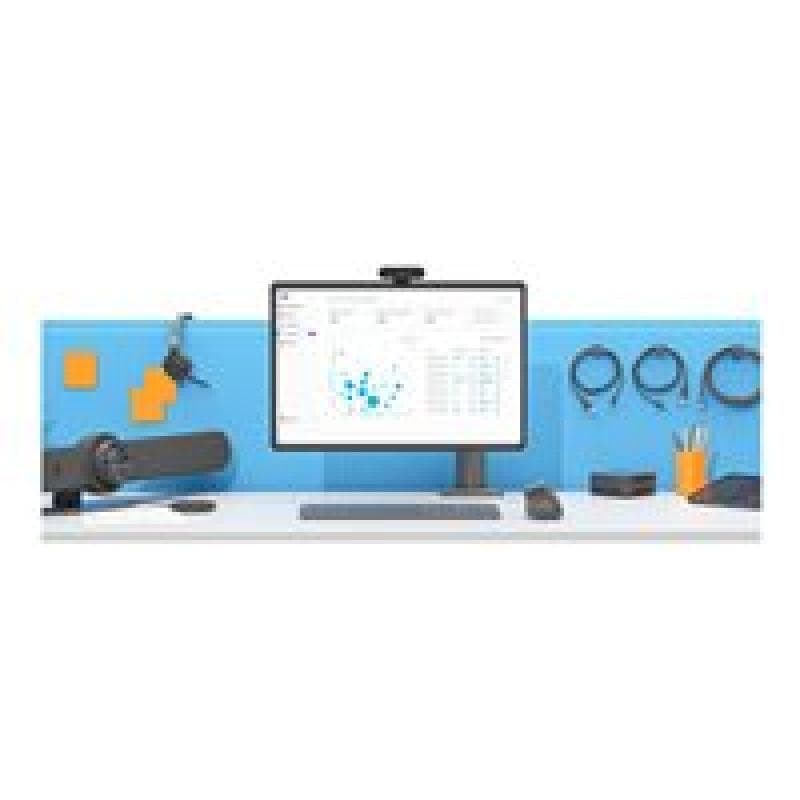 LOGITECH Bundle LOGITECH Tap Controller wired with Cat5e Kit+AIS Intel Core i5-1350P 16GB 250GB+Vide