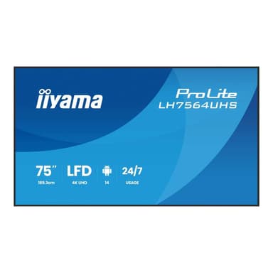 IIYAMA LH7564UHS-B1AG 189,3cm (75″)