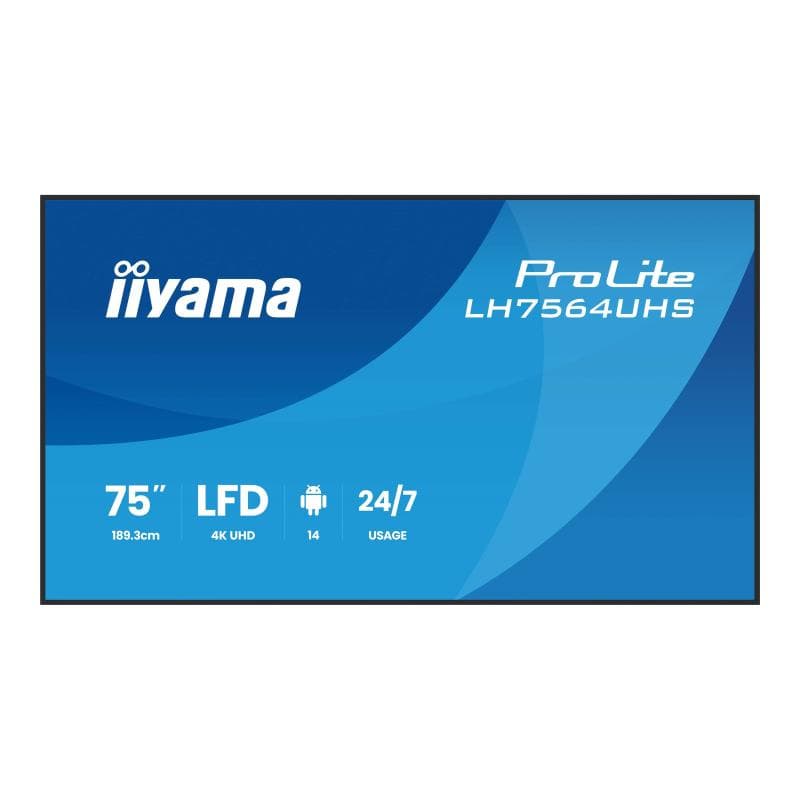 IIYAMA LH7564UHS-B1AG 189,3cm (75″)