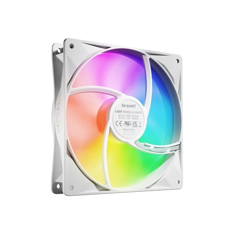 BE QUIET 140mm LIGHT WINGS LX PWM White Triple-Pack
