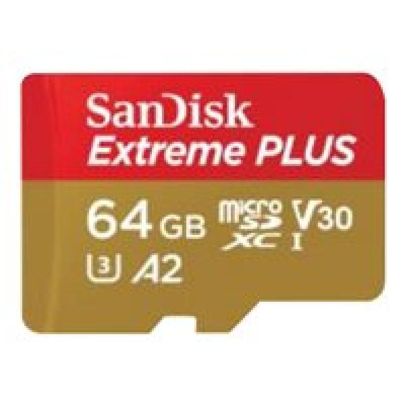 SANDISK Extreme PLUS Speicherkarte 64GB