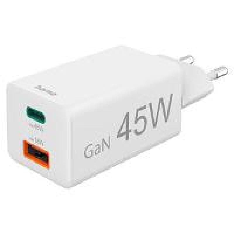 HAMA 00201993 Ladegerät für Mobilgeräte Handy - Laptop - Smartphone - Tablette Weiß AC Schnellladung