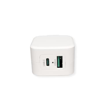 ROLINE USB Charger mit Euro-Stecker, 2 Port (1 Stück QC3.0 A + 1 Stück C PD), 20W