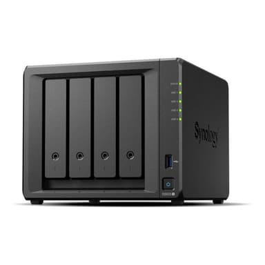 SYNOLOGY 4-bay DiskStation (up to 9-bay), AMD Ryzen V1500B, 4GB RAM (up to 32GB), 2.5GbE *2, 2 x M.2