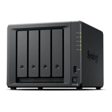 SYNOLOGY 4-bay DiskStation (up to 9-bay), AMD Ryzen V1500B, 4GB RAM (up to 32GB), 2.5GbE *2, 2 x M.2