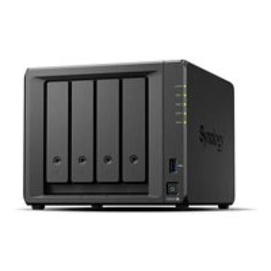 SYNOLOGY 4-bay DiskStation (up to 9-bay), AMD Ryzen V1500B, 4GB RAM (up to 32GB), 2.5GbE *2, 2 x M.2