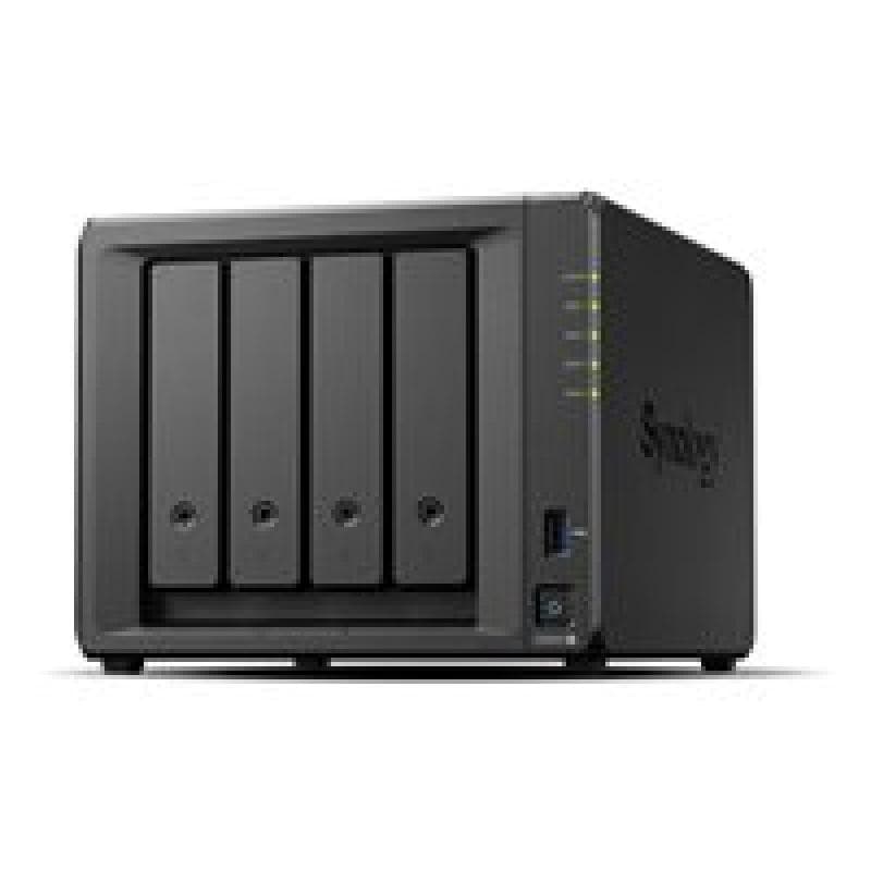 SYNOLOGY 4-bay DiskStation (up to 9-bay), AMD Ryzen V1500B, 4GB RAM (up to 32GB), 2.5GbE *2, 2 x M.2