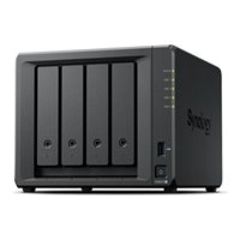 SYNOLOGY 4-bay DiskStation (up to 9-bay), AMD Ryzen V1500B, 4GB RAM (up to 32GB), 2.5GbE *2, 2 x M.2