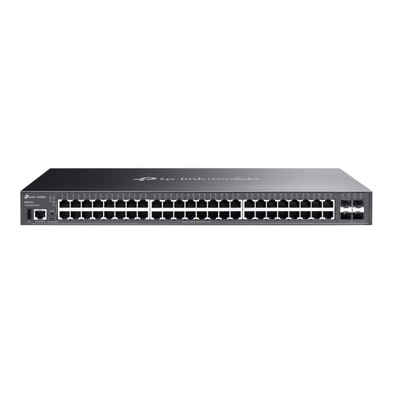 TP-LINK Omada SG5452X 48-Port Gigabit Stack Lite L3 Mgd. Switch 4× 10G