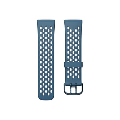 FITBIT FB174SBNVGYL, Band, Smartwatch, Blau, Grau, Fitbit, Sense, Versa 3, Aluminium, S