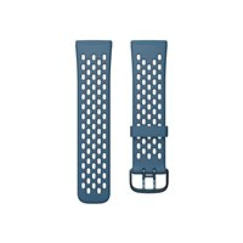 FITBIT FB174SBNVGYL, Band, Smartwatch, Blau, Grau, Fitbit, Sense, Versa 3, Aluminium, S