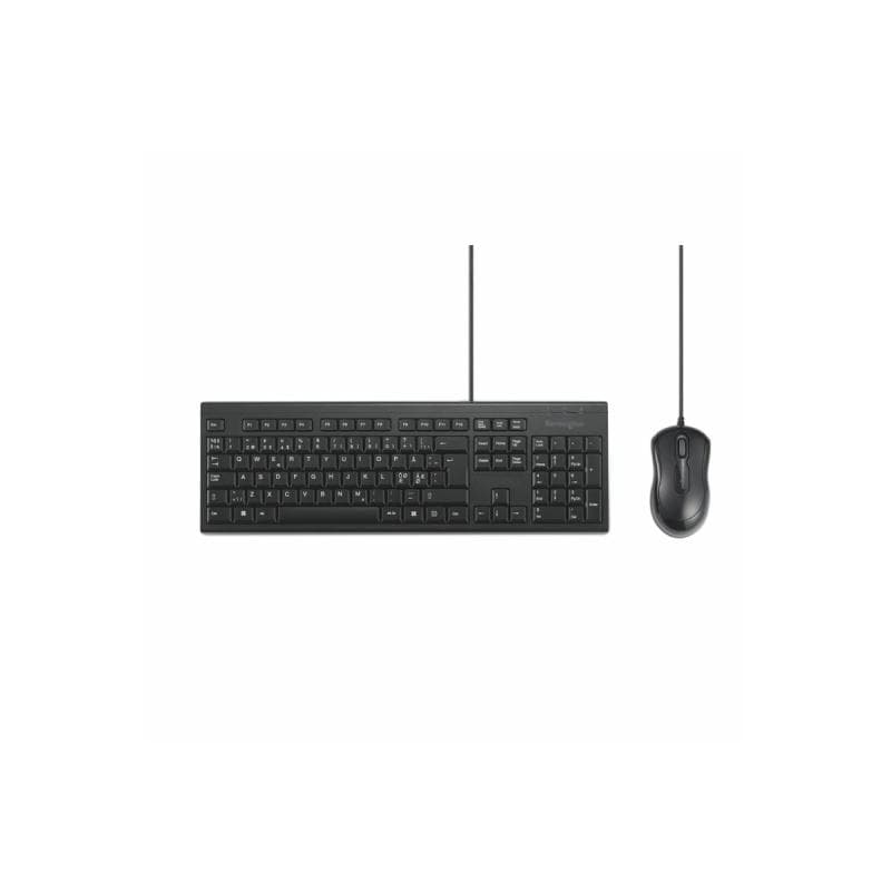 KENSINGTON KM100 EQ Tastatur und Maus Set, Kabelgebunden, USB, Membran Key Switch, QWERTY,