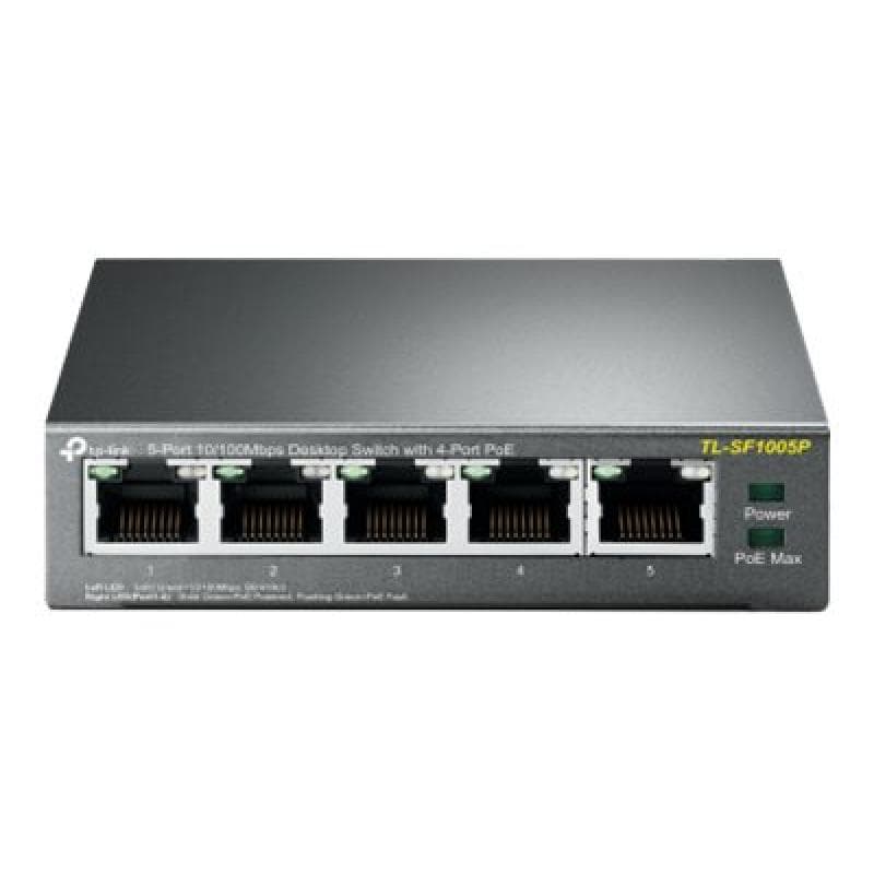 TP-LINK Switch 5x FE TL-SF1005P (4xPOE+/58W)