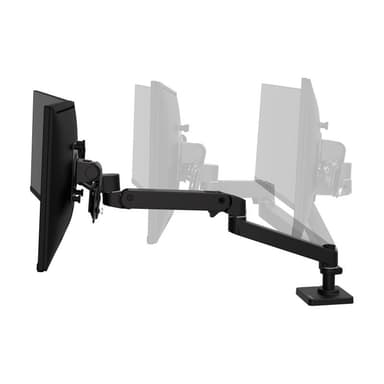 ERGOTRON LX PRO Dual Direct Monitor Arm in Schwarz - Tischhalterung
