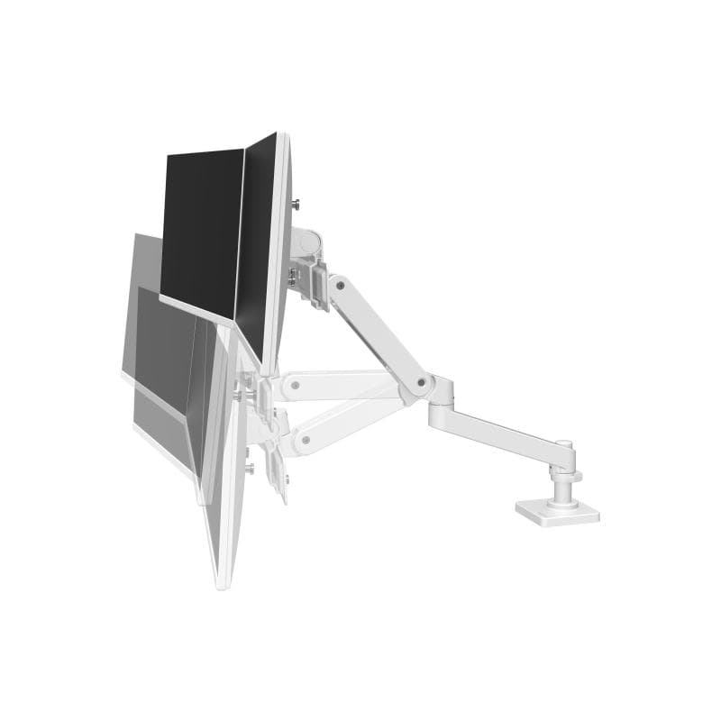 ERGOTRON LX PRO Dual Direct Monitor Arm in Weiß - Tischhalterung