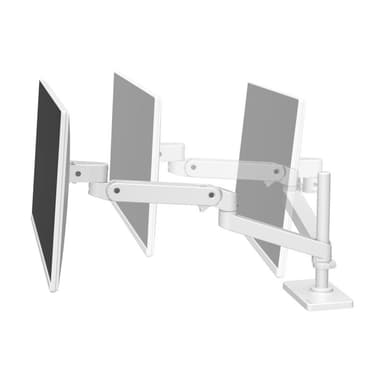 ERGOTRON LX PRO Monitor Arm mit hoher Säule in Weiß - Tischhalterung