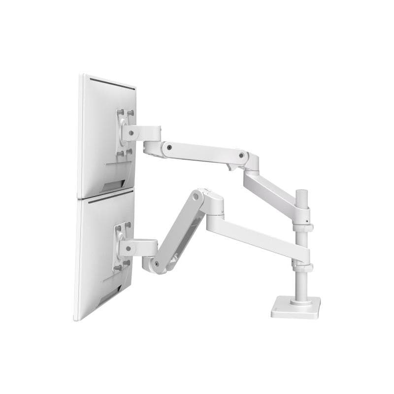 ERGOTRON LX PRO Dual Monitor Arm in Weiß - Tischhalterung