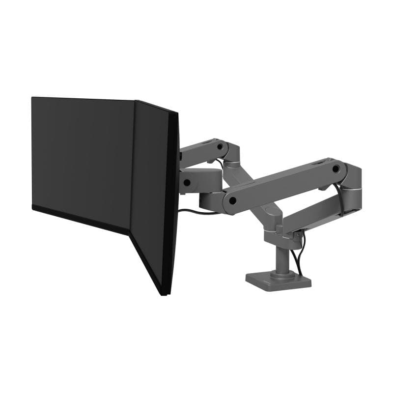 ERGOTRON LX PRO Dual Monitor Arm in Grau - Tischhalterung
