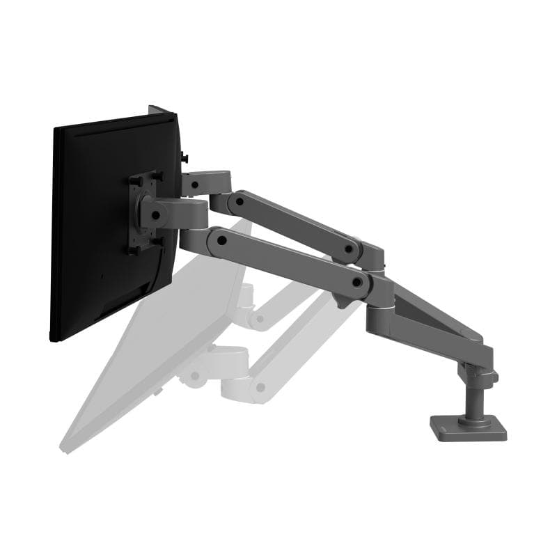 ERGOTRON LX PRO Dual Monitor Arm in Grau - Tischhalterung