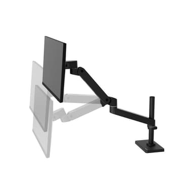 ERGOTRON LX PRO Monitor Arm mit hoher Säule in Schwarz - Tischhalterung
