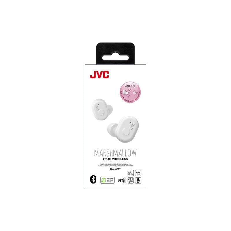JVC HA-A11T - True Wireless Stereo (TWS) - Calls/Music - 20 - 20000 Hz - Headphones - White